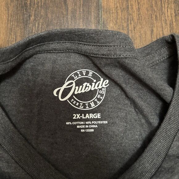 Rock N Roll Skeleton Hand Women’s 2XL Live Outside The Limits - Picture 5 of 6